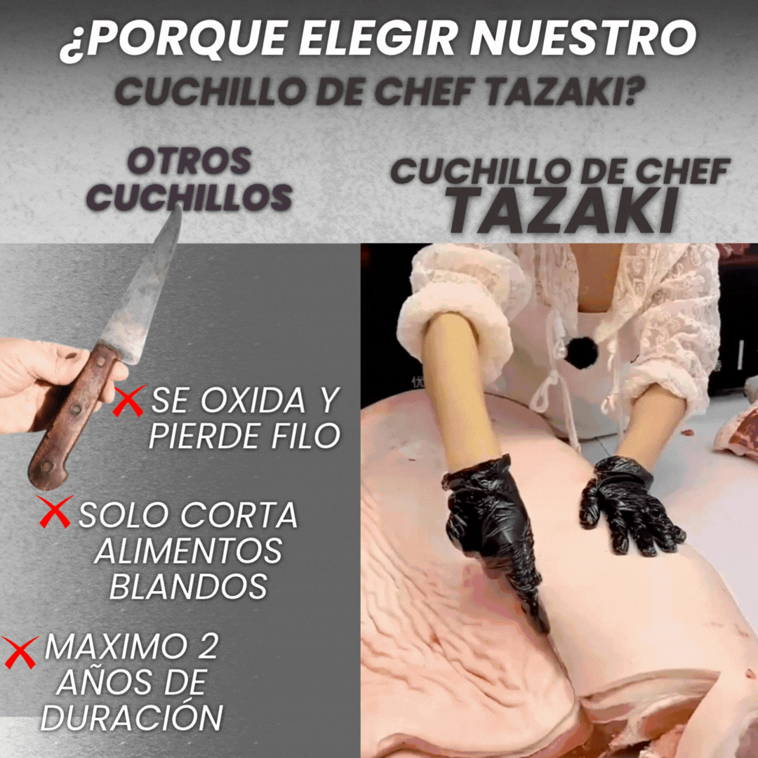 CUCHILLO DE CHEF - TAZAKI
